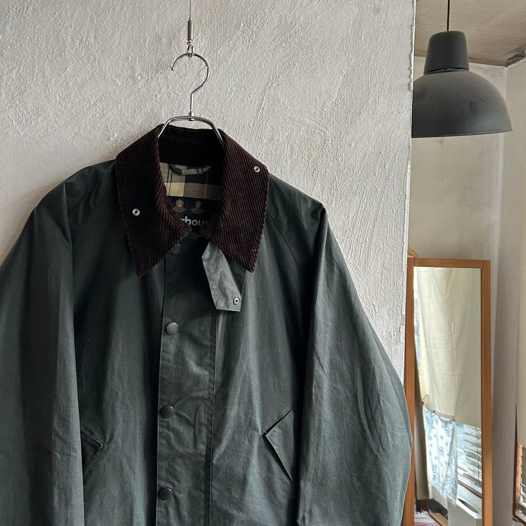 極美 BARBOUR TRANSPORT オイルドジャケット 36