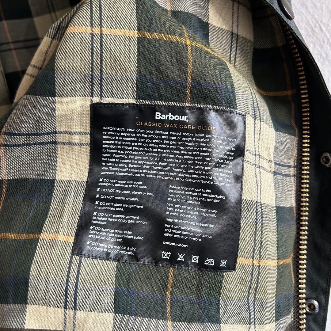極美 BARBOUR TRANSPORT オイルドジャケット 36