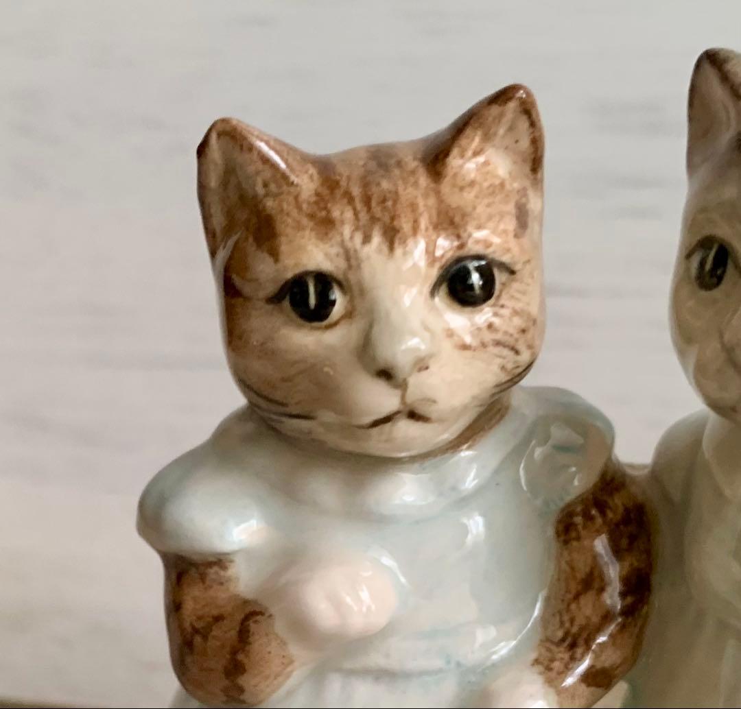 【レア】ピーターラビット ミトンとモペット フィギュリン ロイヤルアルバート