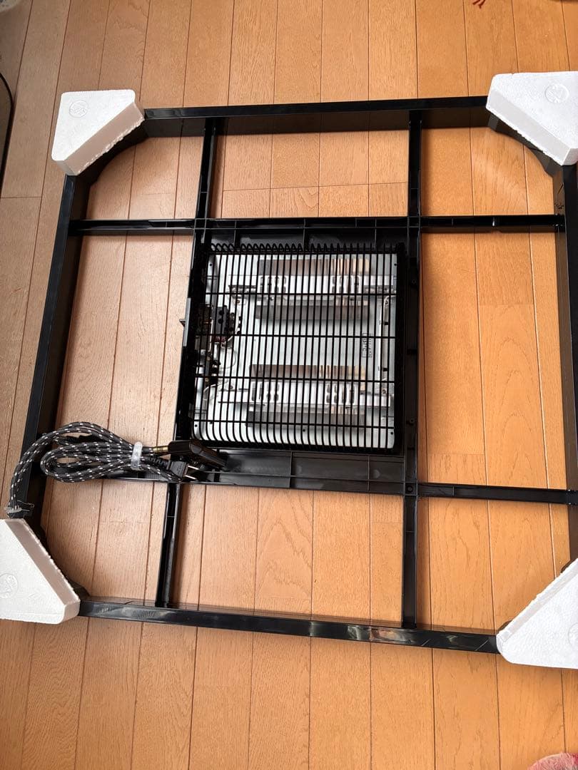 両面使用可能 こたつブラック 75cm×75cm こたつ布団のセット