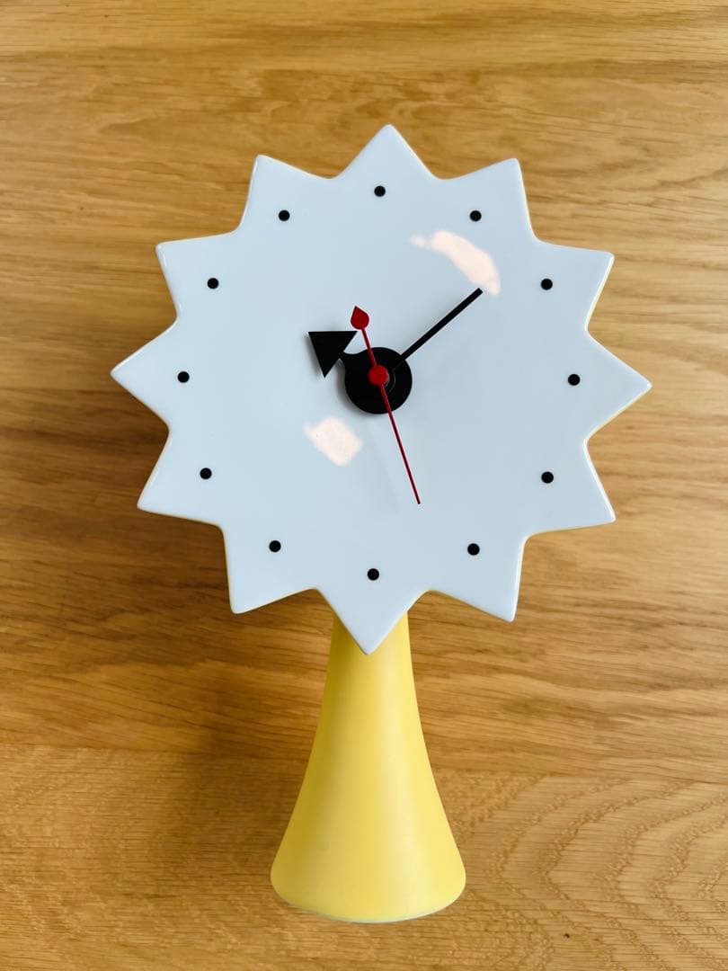Vitra:Ceramic Clocks(セラミック クロック)イエロー 置時計
