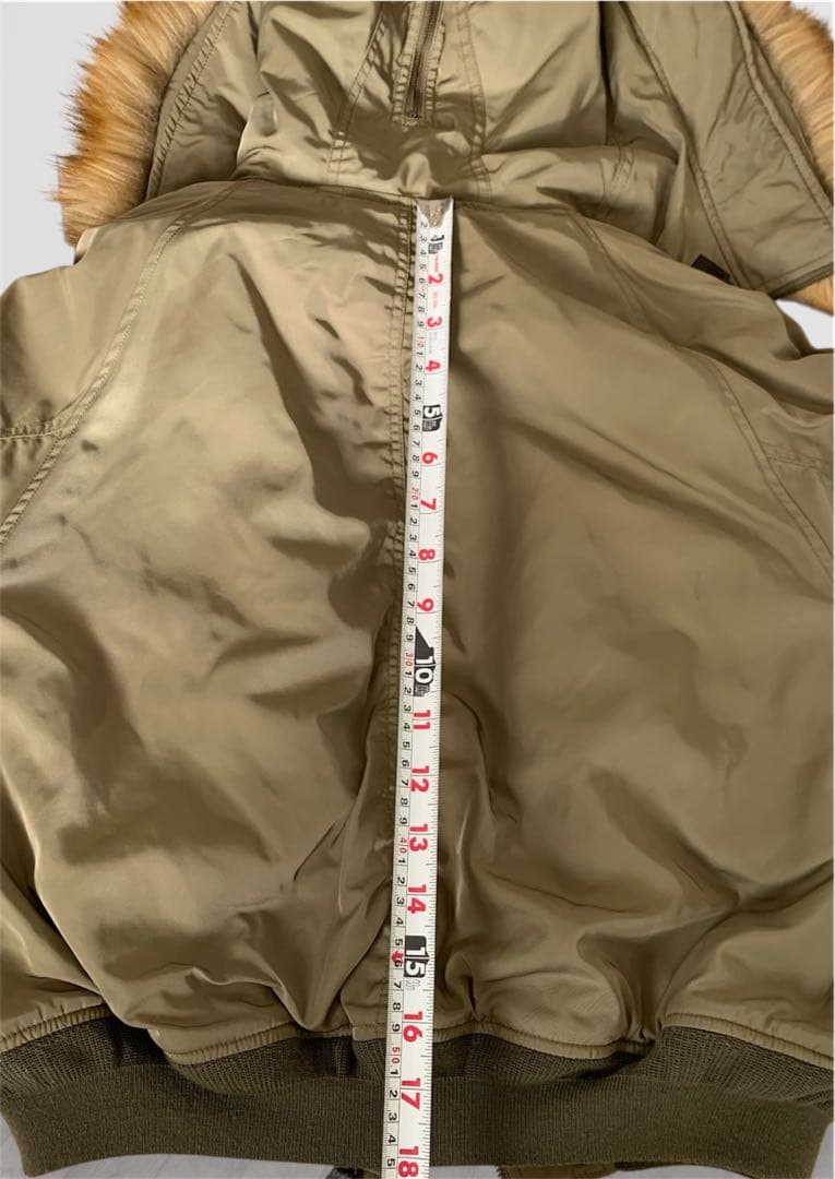 MOUSSY ファー付き　ミリタリー　フライト　ジャケット　モッズコート　N2B