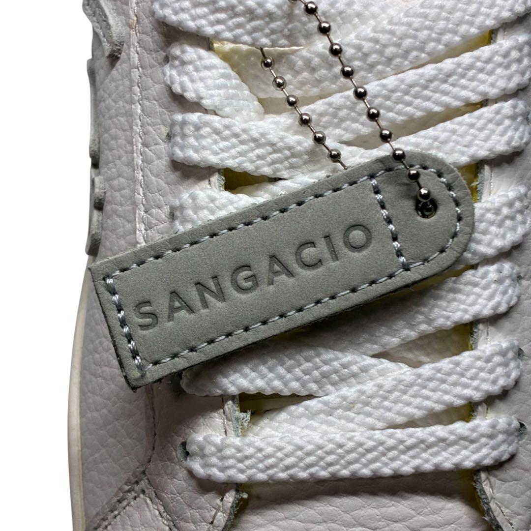 【限定866足】SANGACIO にゅ〜ず SG8 ホワイト イエロー　22cm