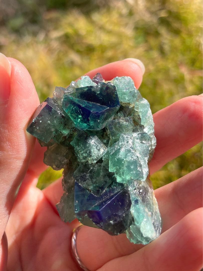 イギリス　ダイアナマリア産カラーチェンジフローライト