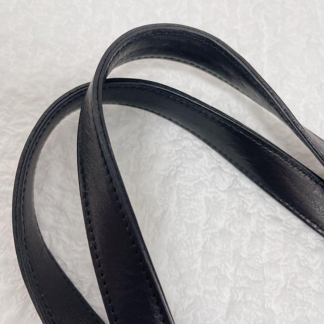 オールレザートートバッグ　MARGARET HOWELL idea 黒　本革