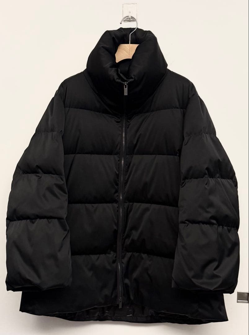 新品同様 ユニクロ +J ジルサンダー ダウンボリュームジャケット ブラックXL