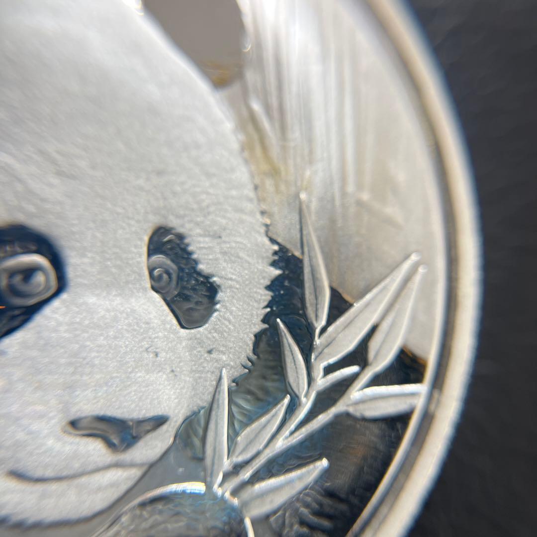 【2018年】パンダ銀貨　10元　カプセル付き②