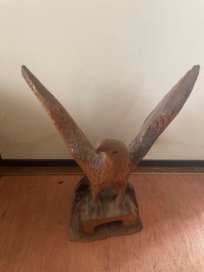 骨董・アンティーク木彫り　北海道奈井江町の表高吉作