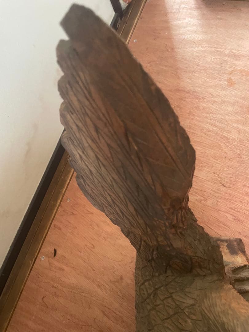 骨董・アンティーク木彫り　北海道奈井江町の表高吉作