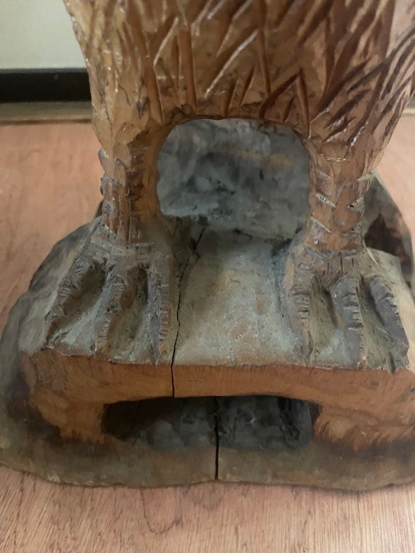 骨董・アンティーク木彫り　北海道奈井江町の表高吉作