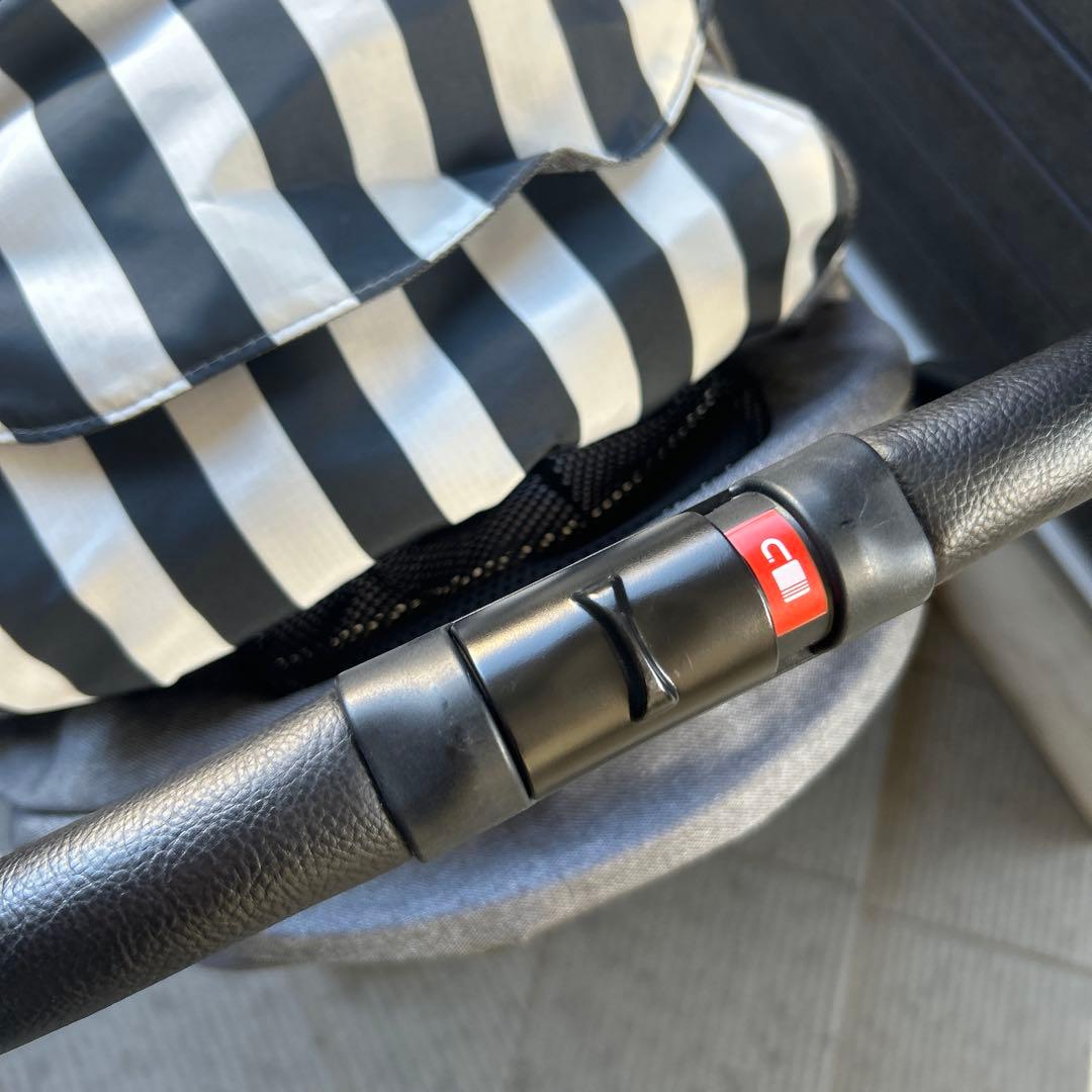 Aprica ベビーカー グレー　ラクーナ　ビッテ