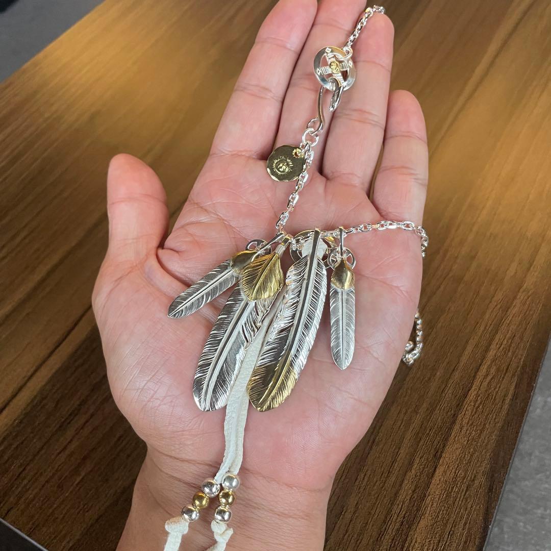 キムタク フェザー セット ネックレス アクセサリー ハンドメイド ノーブランド