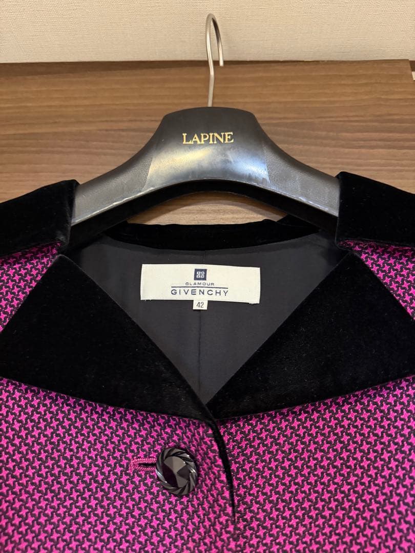 新品未使用 GIVENCHY 紫色 ロングコート