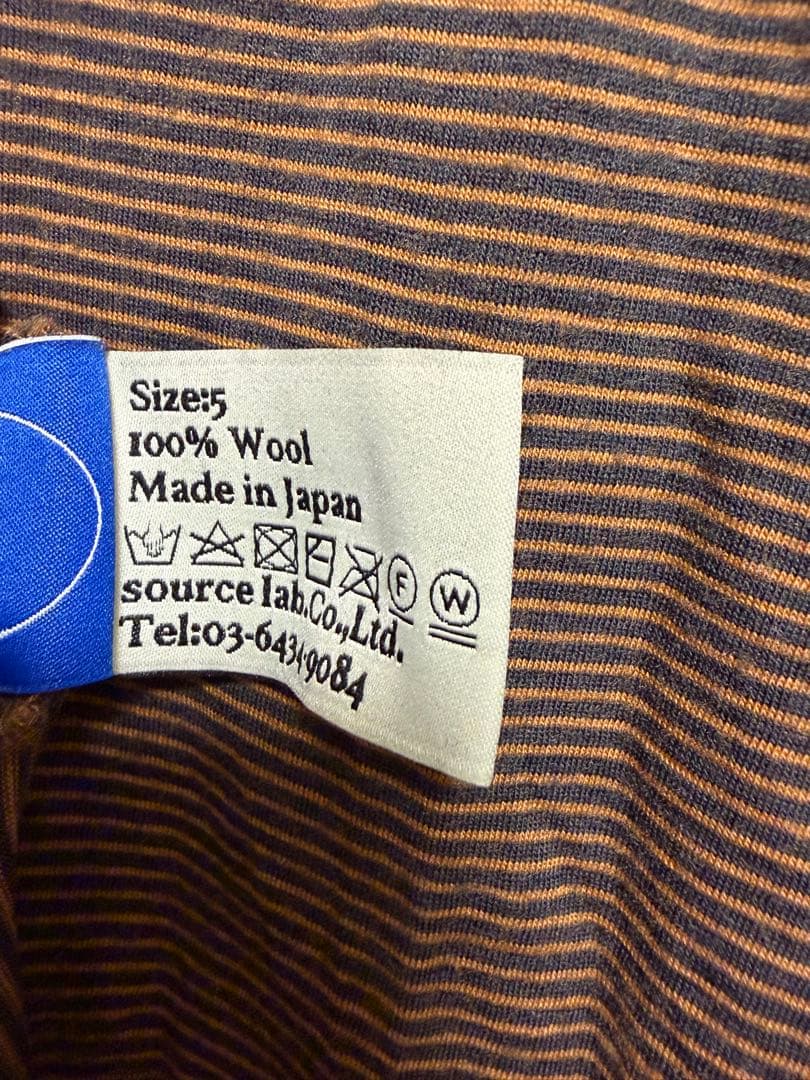 ONCmerino longsleeve tee CAMEL キャメル　サイズ5