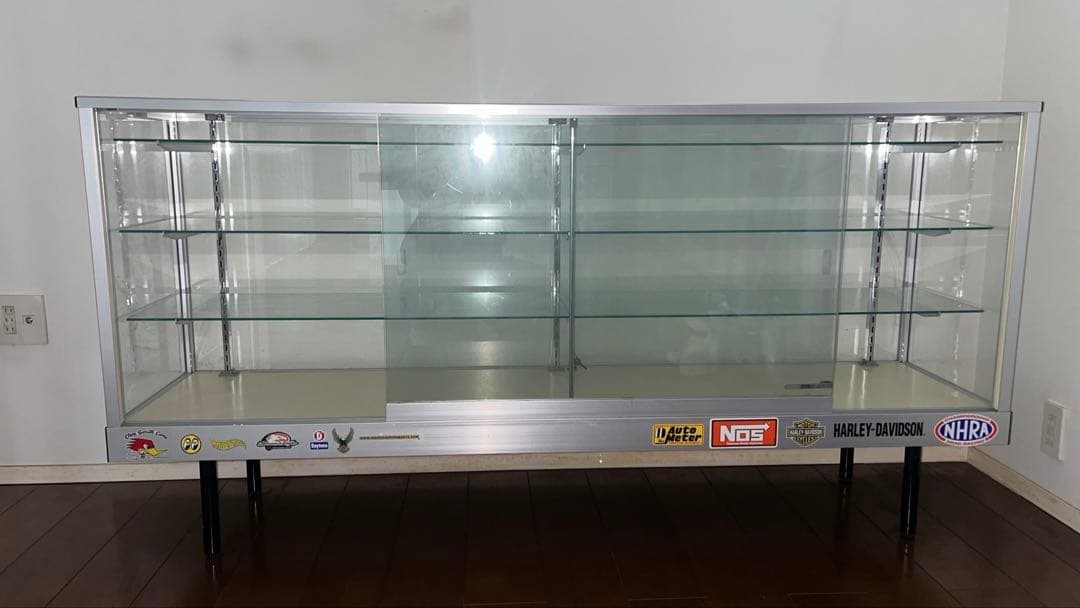 SALE ショー/コレクションケース　静岡引取　ステンレス　ガラス板