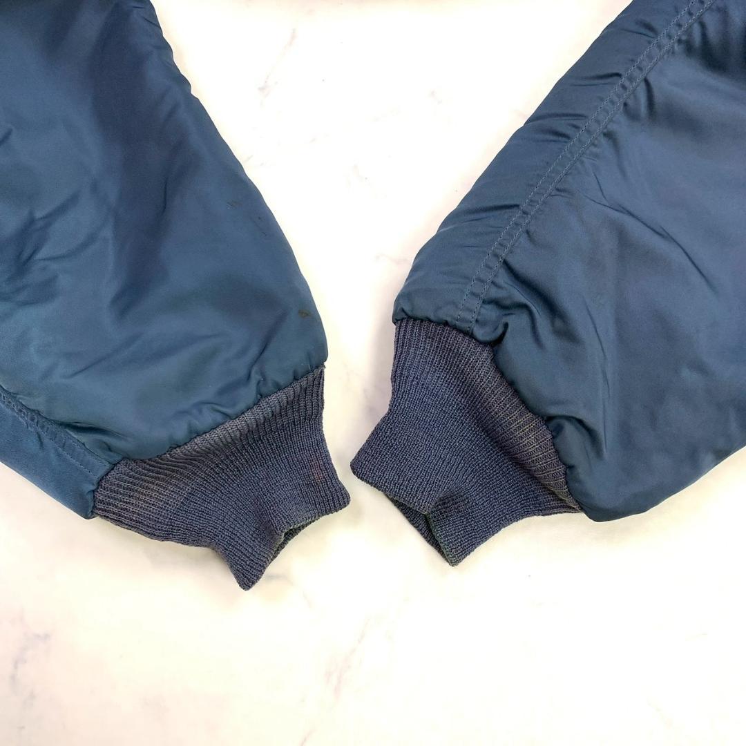 50s復刻★ USA製 ALPHA B-15C ネイビー L　E019