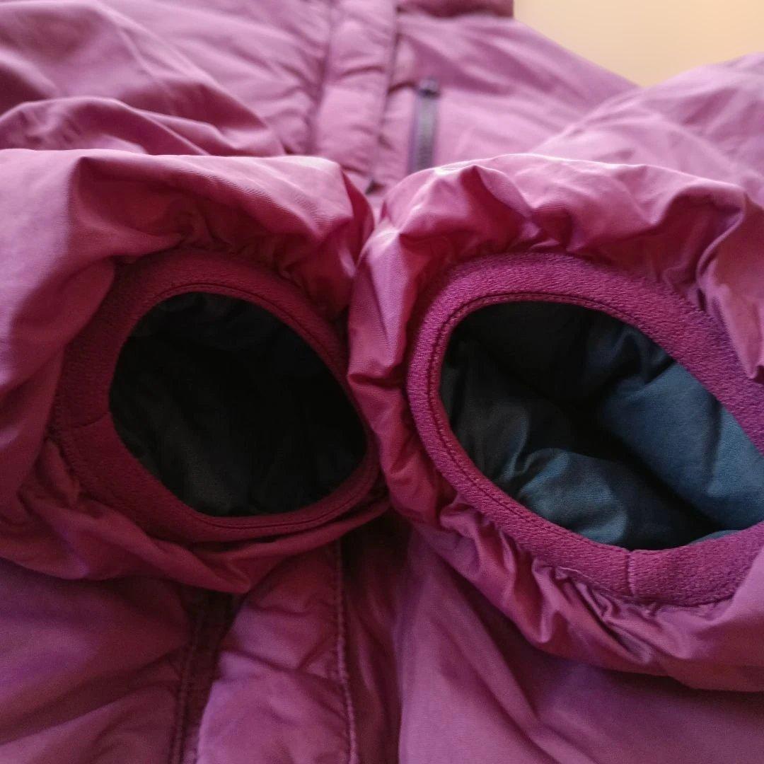 90's old mont-bell ダウン リバーシブル 肉厚　短丈　S