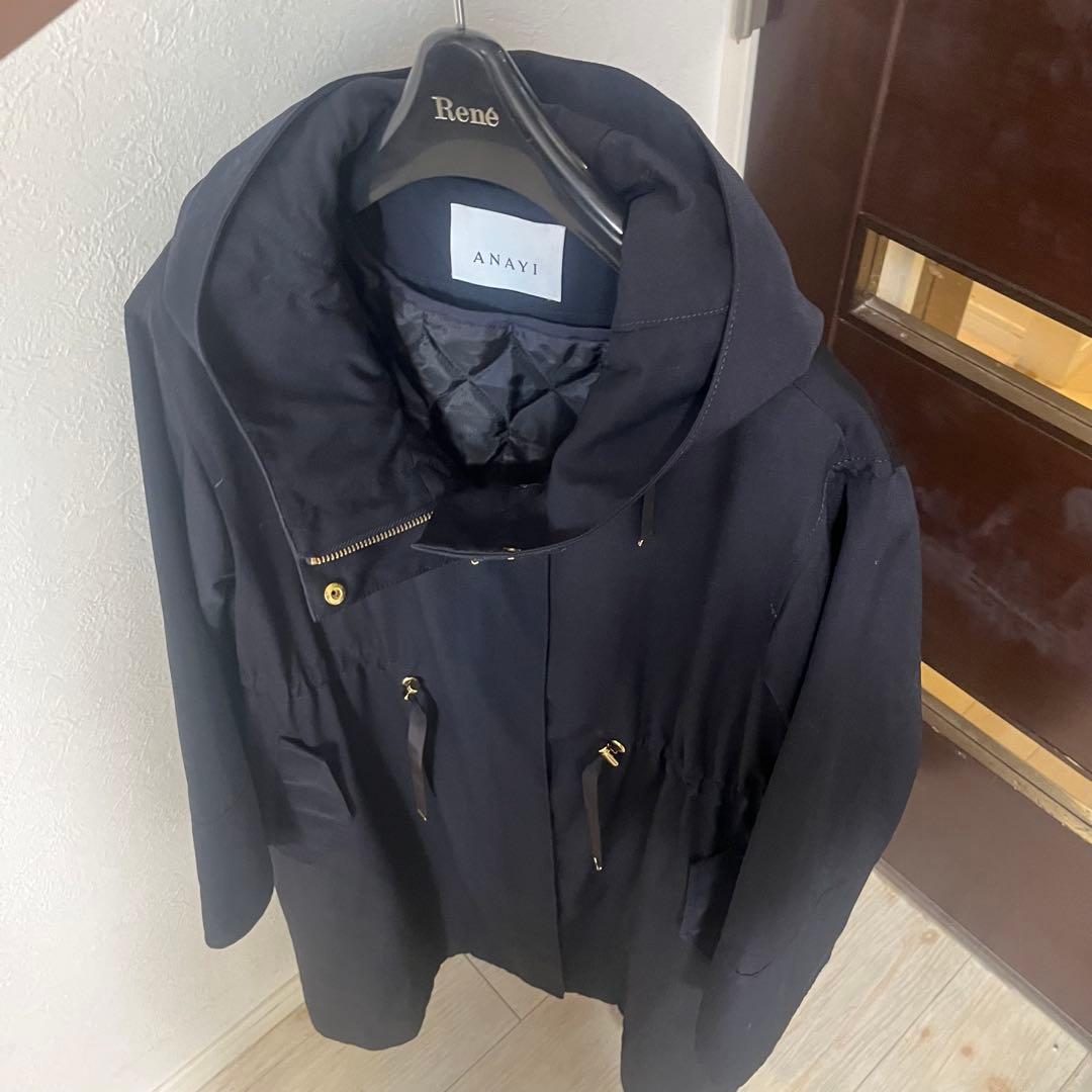 新品☆ANAYI ライナー付モッズコート /セオリー、23区、ロペ
