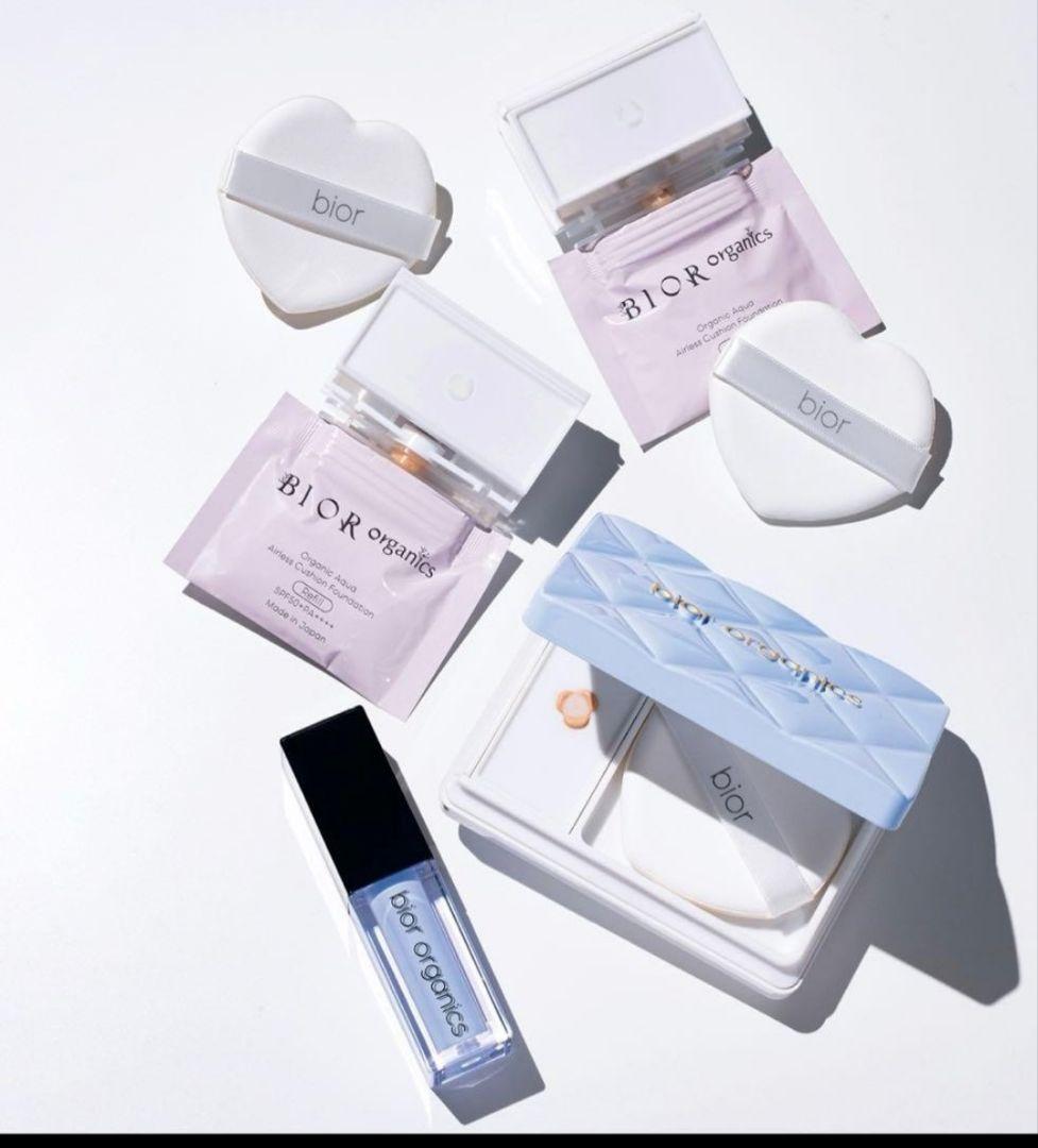 【新品】ビオール オーガニックアクアエアレス クッション美容液ファンデーション