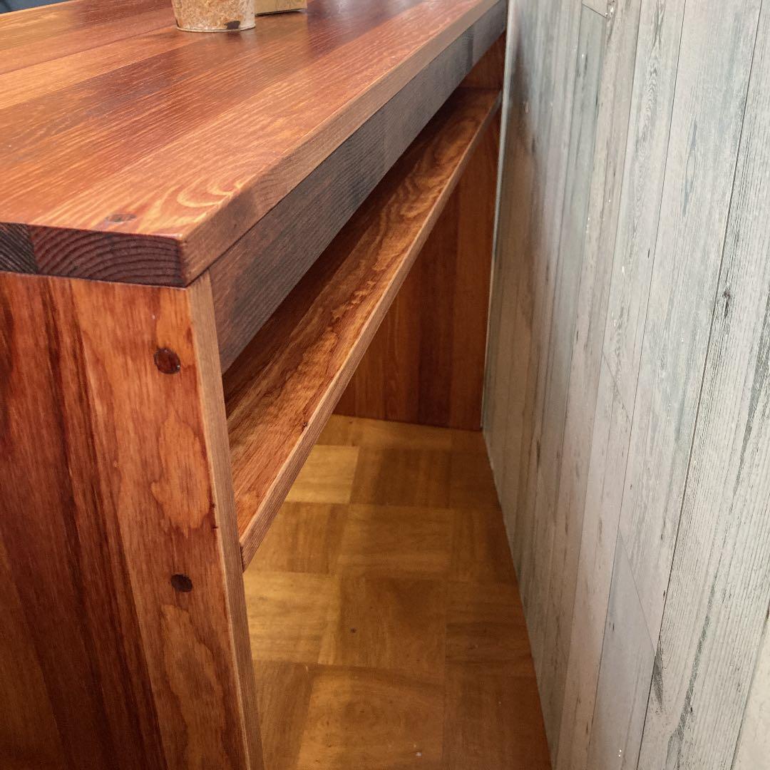 テレビ台 シェルフ 棚 幅100cm パイン集成材