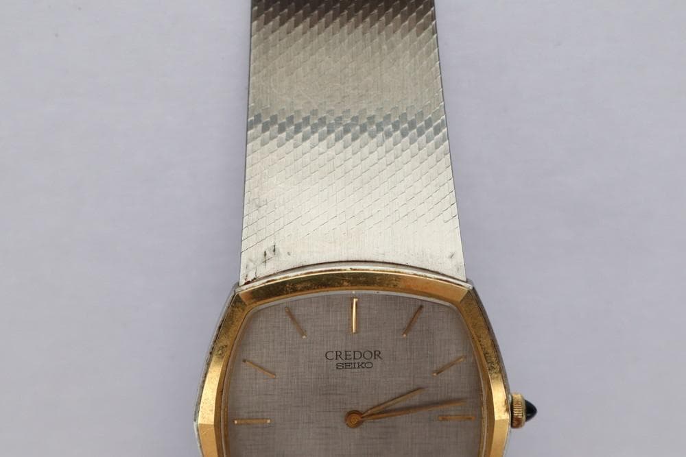 ◆SEIKO CREDOR QUARTZ スクエア ビンテージ腕時計 09133