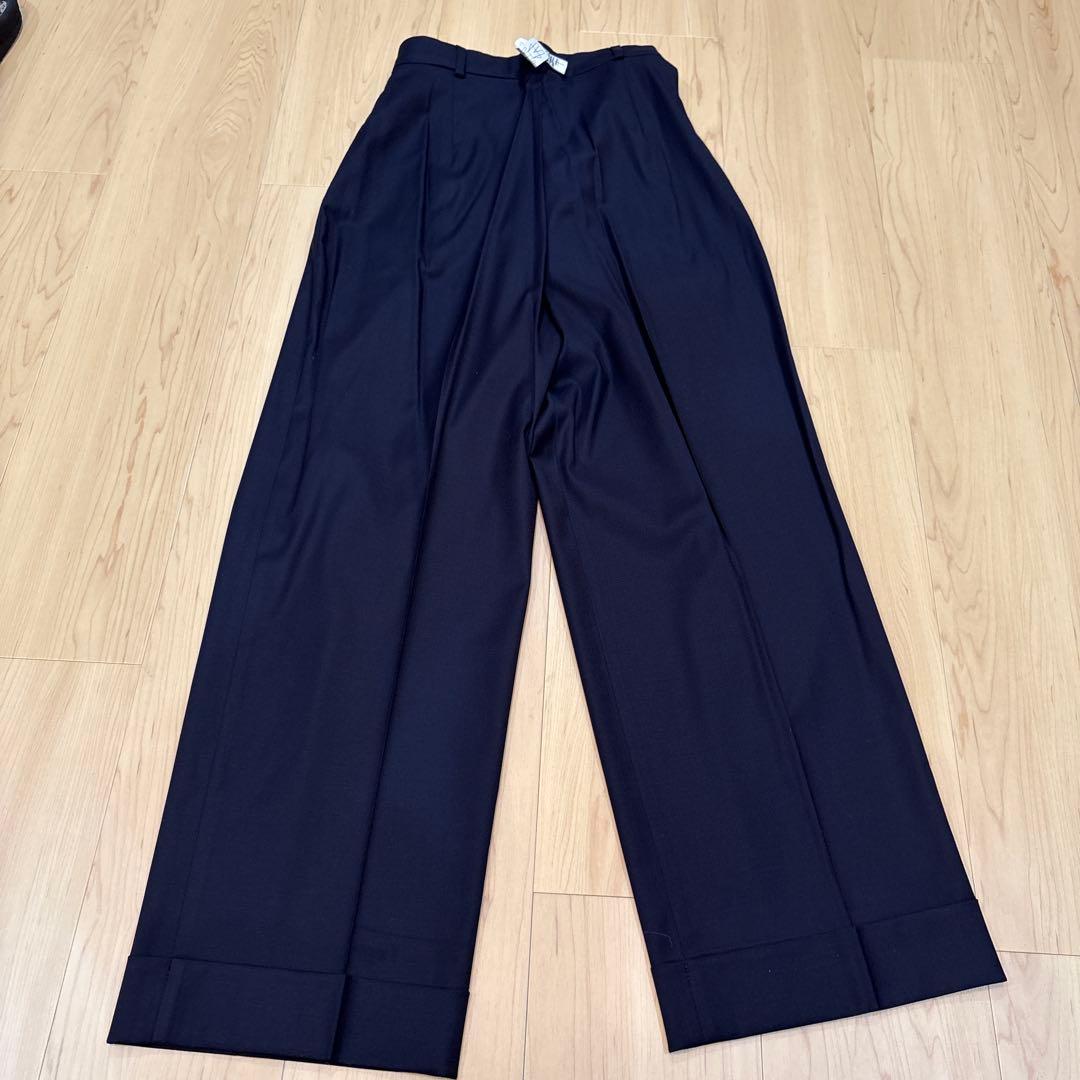 Max Mara ネイビー ダブルブレスト スーツ 上下セット サイズ36