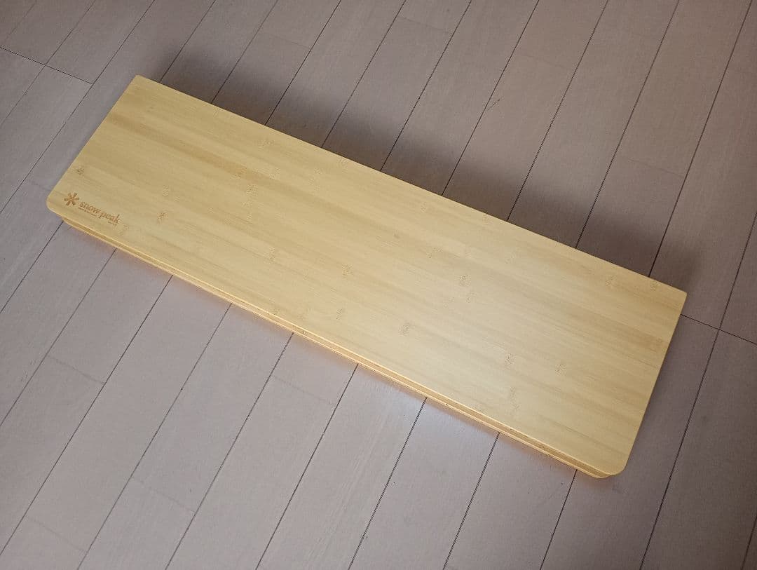  PEAK スノーピーク ワンアクションローテーブル竹 中古品