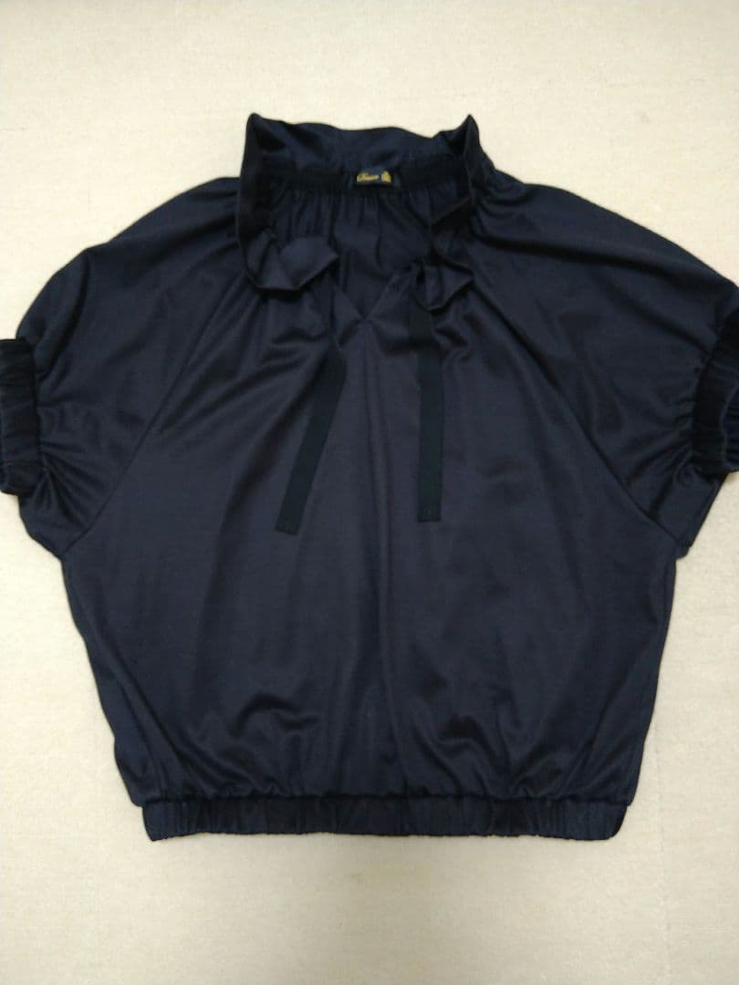 ドゥロワー★M.SUMMER2 ギャザーカラーカットソーブラウス★極美品