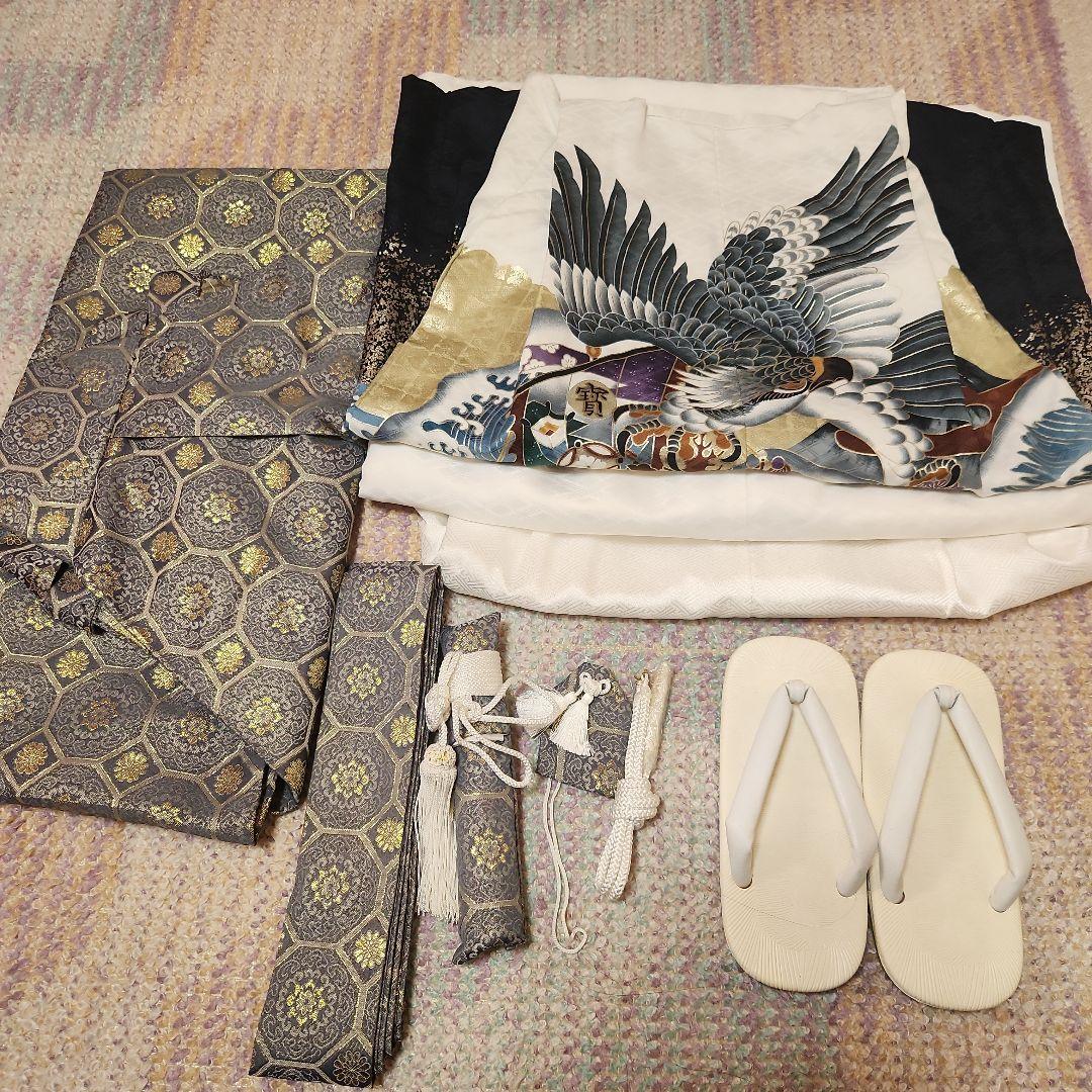 七五三５歳男の子　羽織袴セット　美品