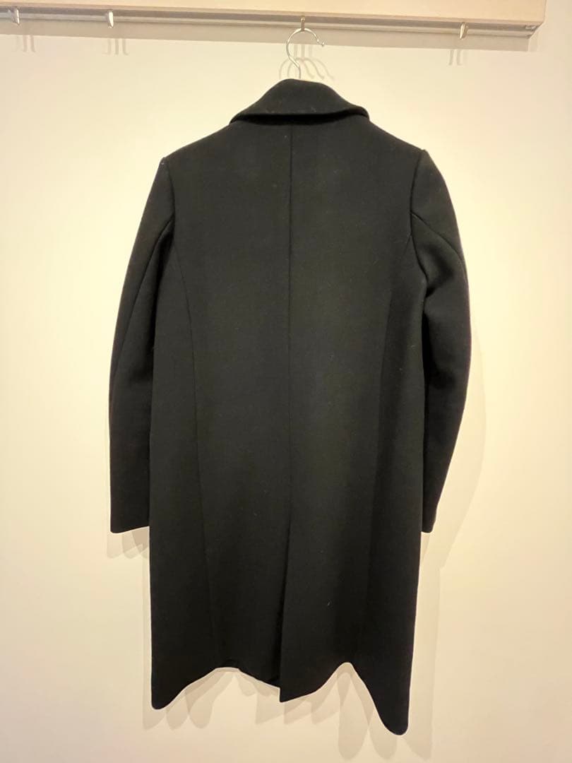 チェスターコート ロング ブラック