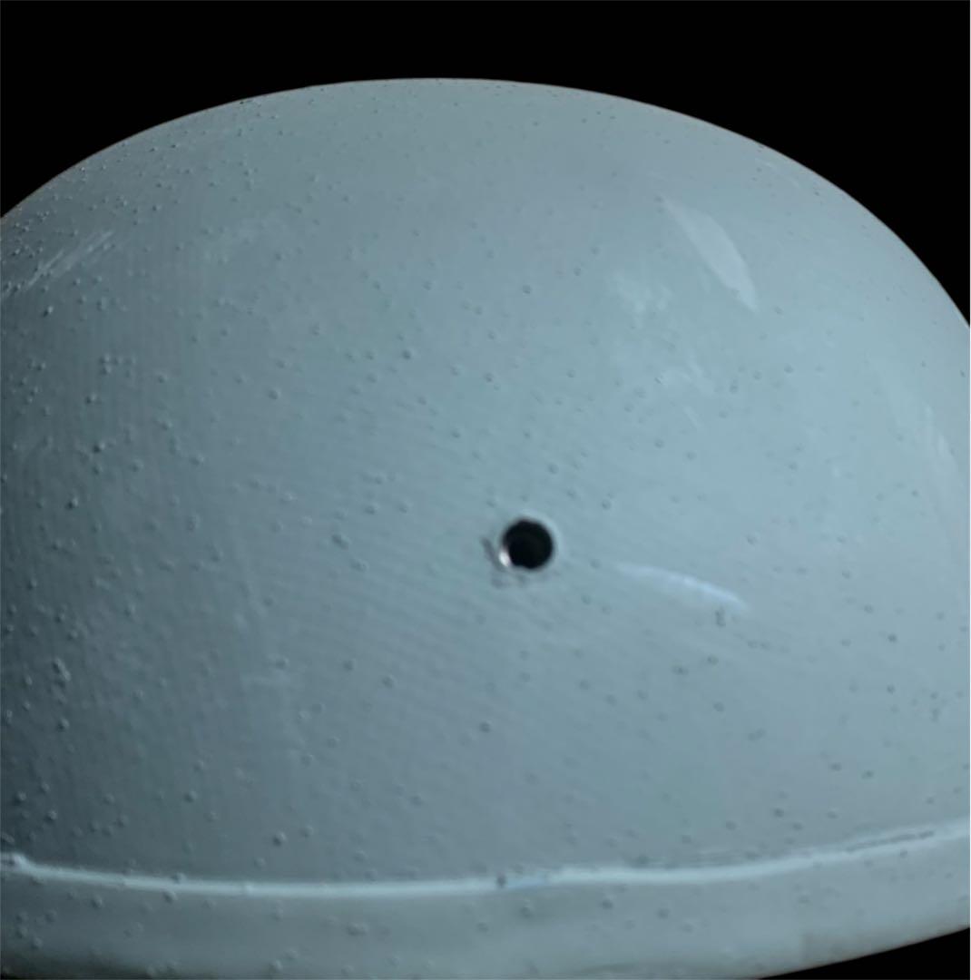 中古ミリタリーヘルメット アゴ紐 パッド カバー マウント付き Mサイズ