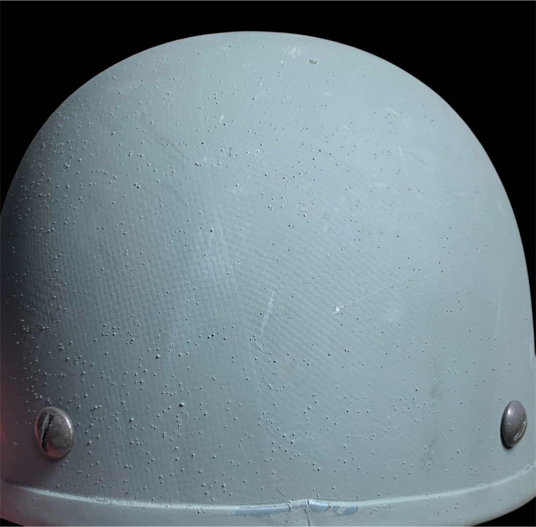 中古ミリタリーヘルメット アゴ紐 パッド カバー マウント付き Mサイズ