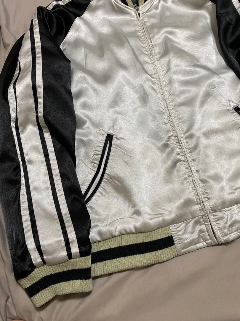 JAPANESEQUE 日本 スカジャン パンダ レーヨン unisex 2面用