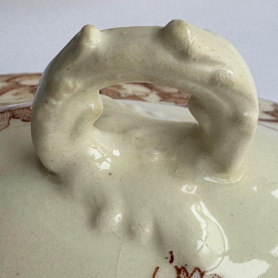 フランスアンティーク Gien ジアン Anemones アネモネ　ソーシエール