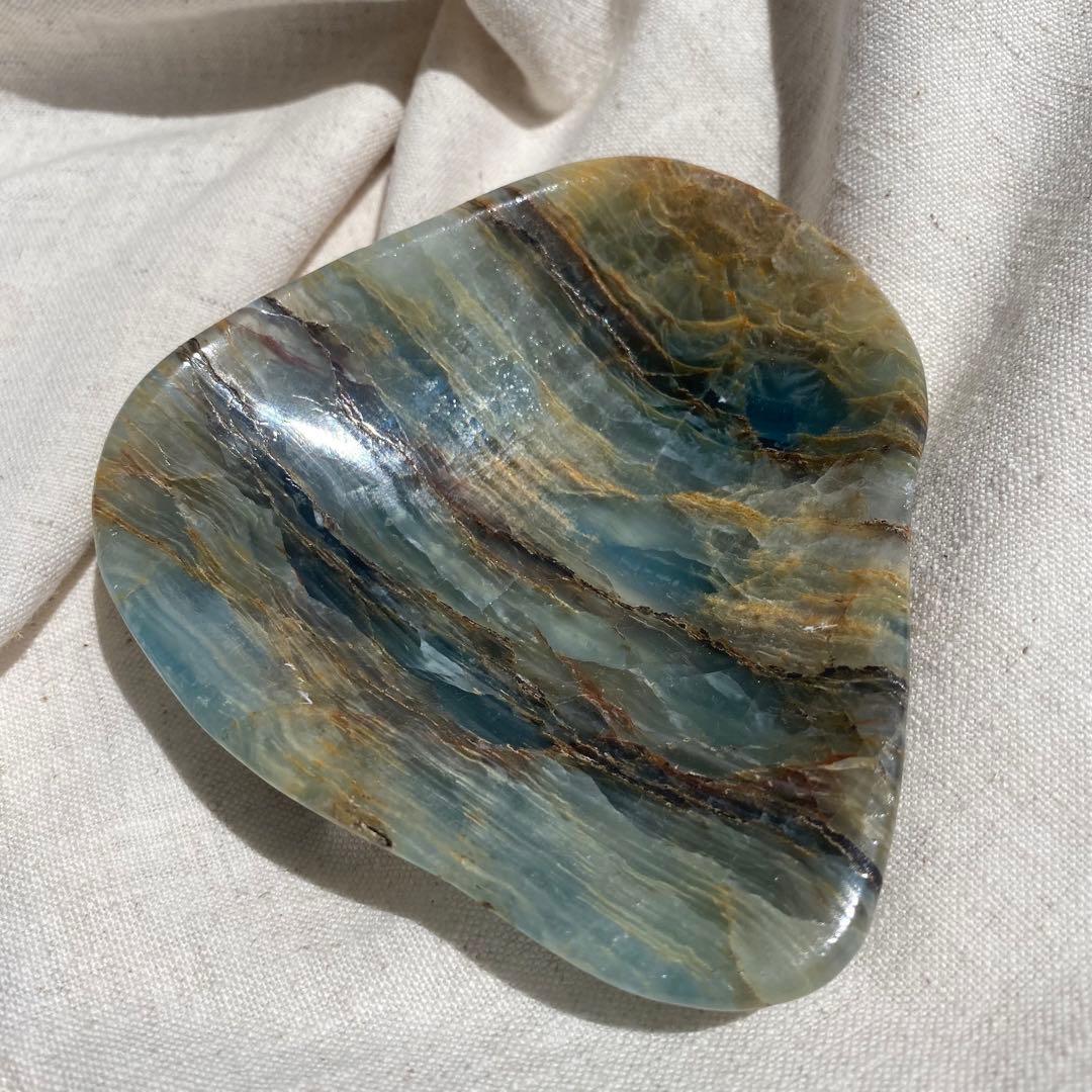 ブルーオニキス トレー ボウル ブラジル産 アクセサリー 小物入れ