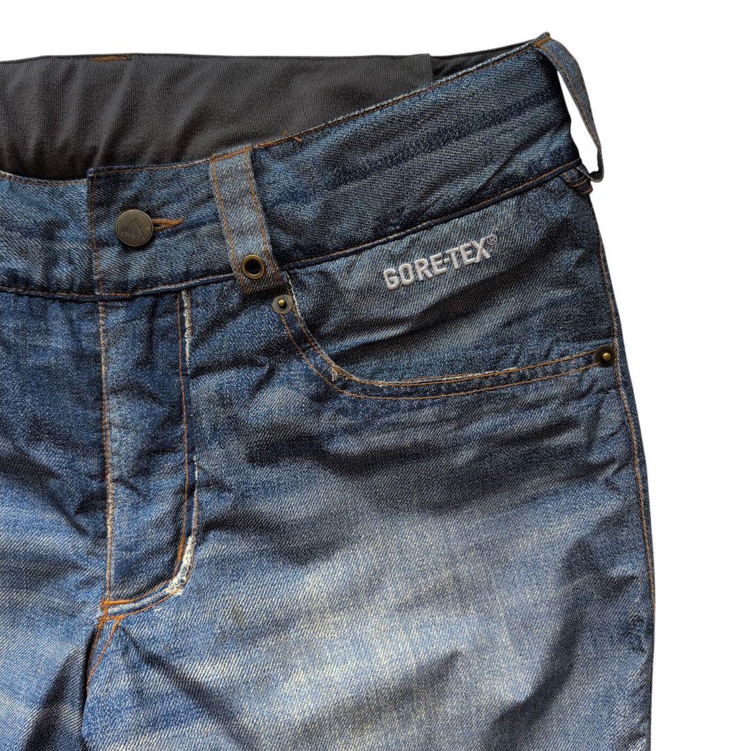 バートン スノボ用パンツ ゴアテックス ダメージジーンズタイプ Sサイズ