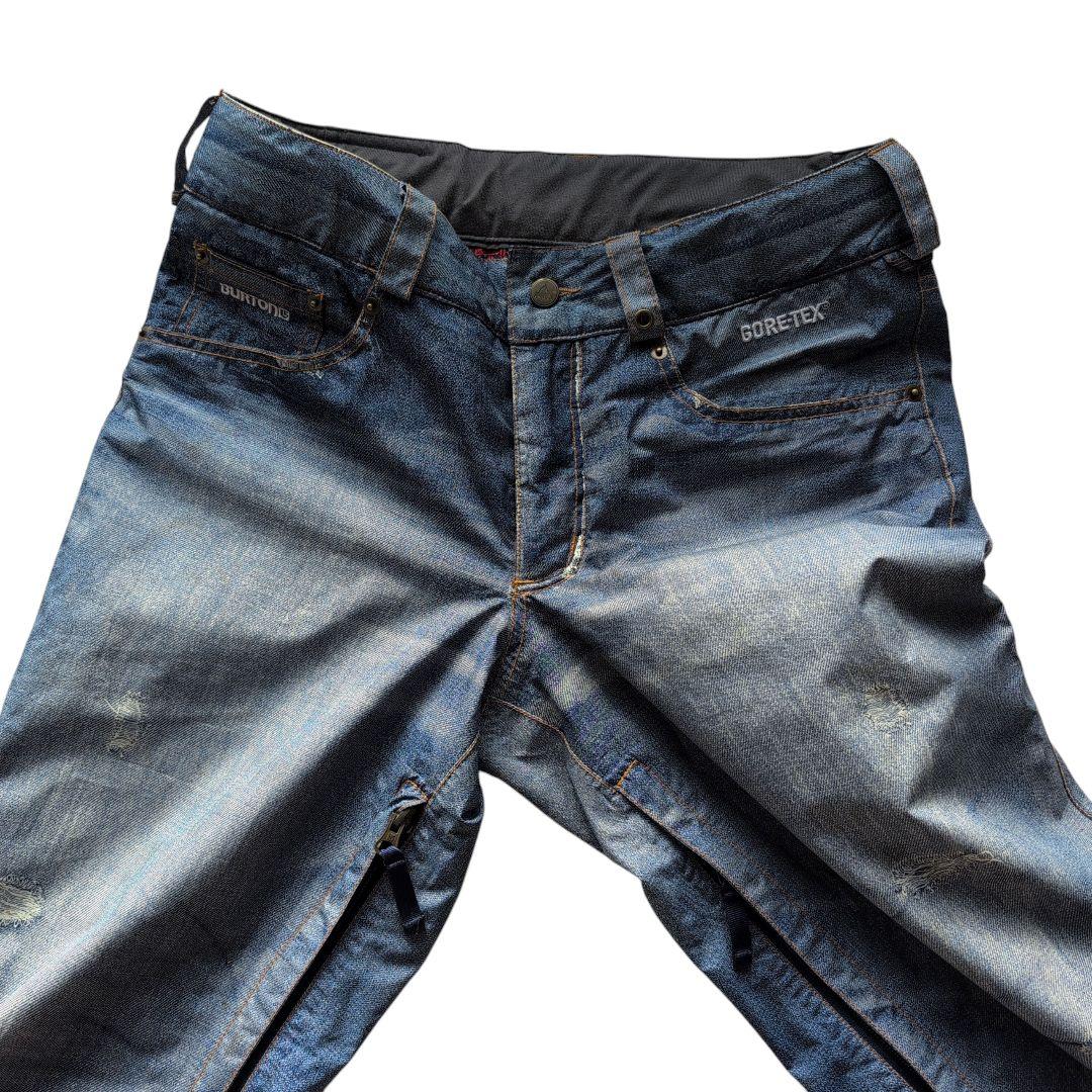 バートン スノボ用パンツ ゴアテックス ダメージジーンズタイプ Sサイズ