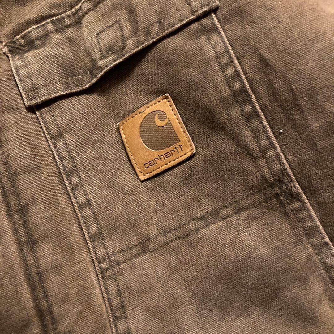 〈カーハート〉トラディショナルジャケット　茶色　裏地キルティング　3XL i