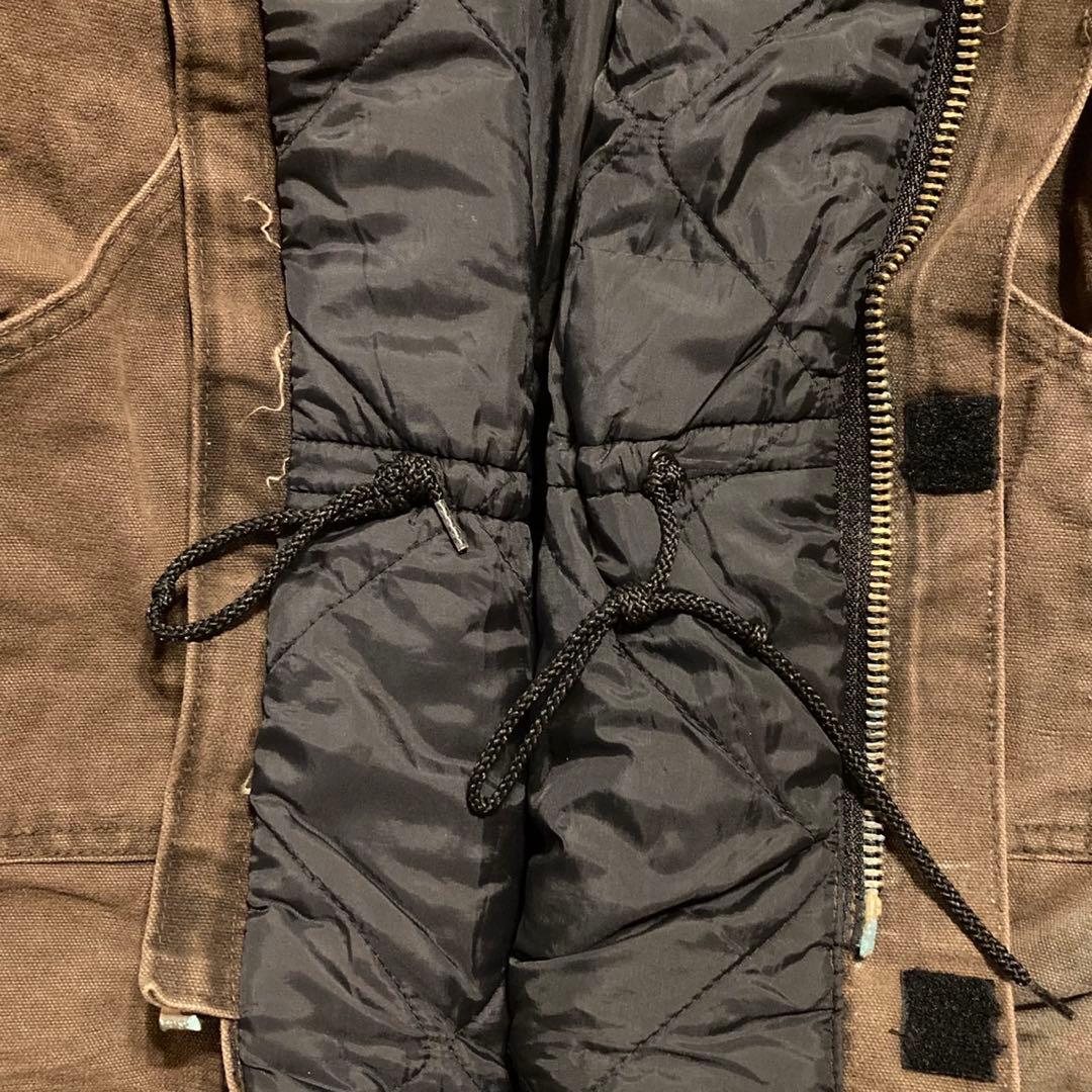 〈カーハート〉トラディショナルジャケット　茶色　裏地キルティング　3XL i