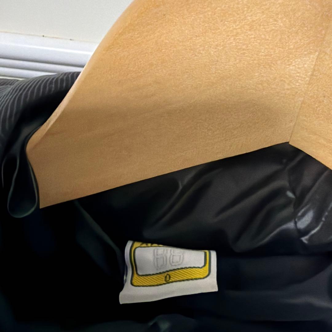 大人気Oサイズ　アスレタ　極暖　ベンチコート　幾何学模様