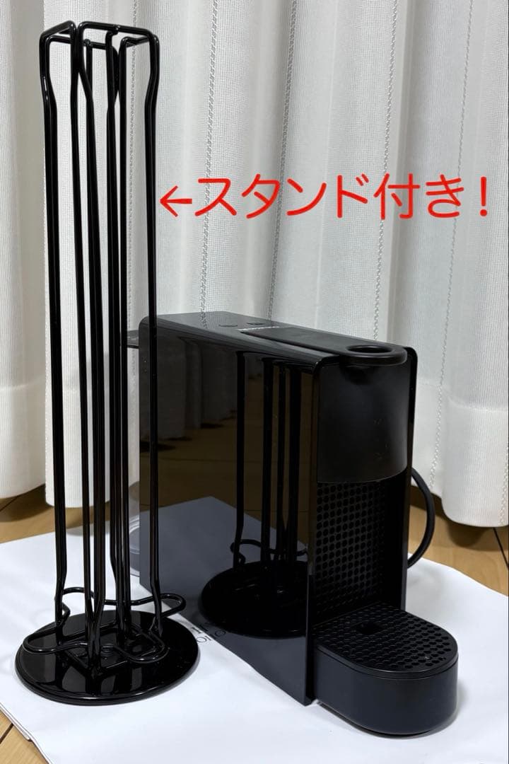 ゆみ　ネスプレッソ コーヒーメーカー　カプセルスタンド付き