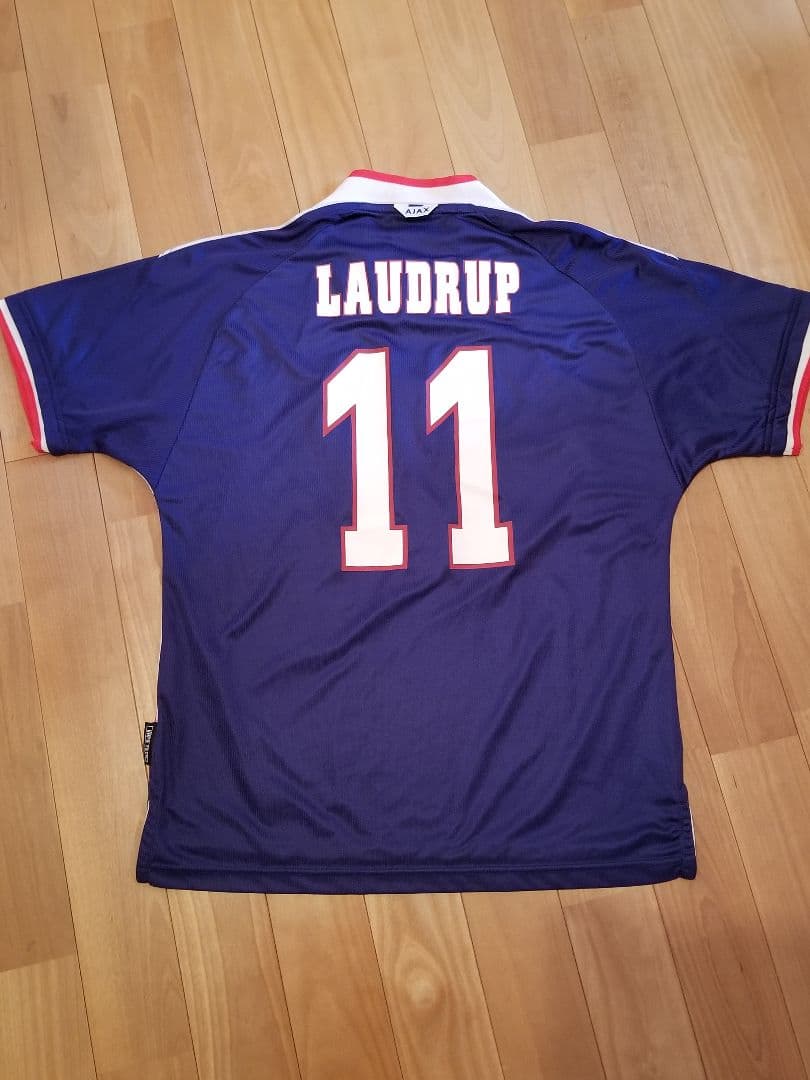 ブライアン・ラウドルップ　デンマーク代表　アンブロ　M-L ユニフォーム