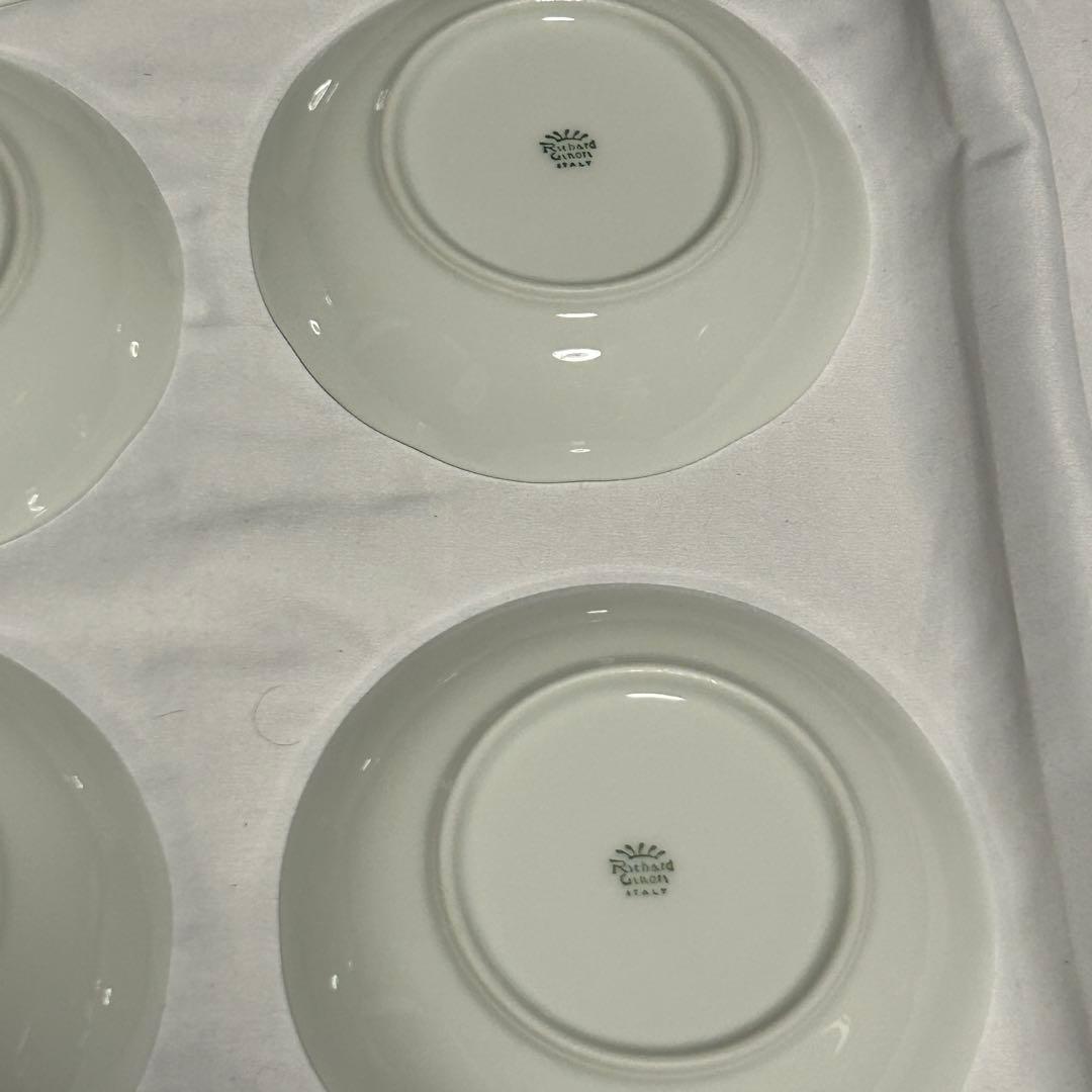 【箱付き】リチャードジノリ ベッキオホワイト 菱形皿 1枚＆丸小皿 6枚セット