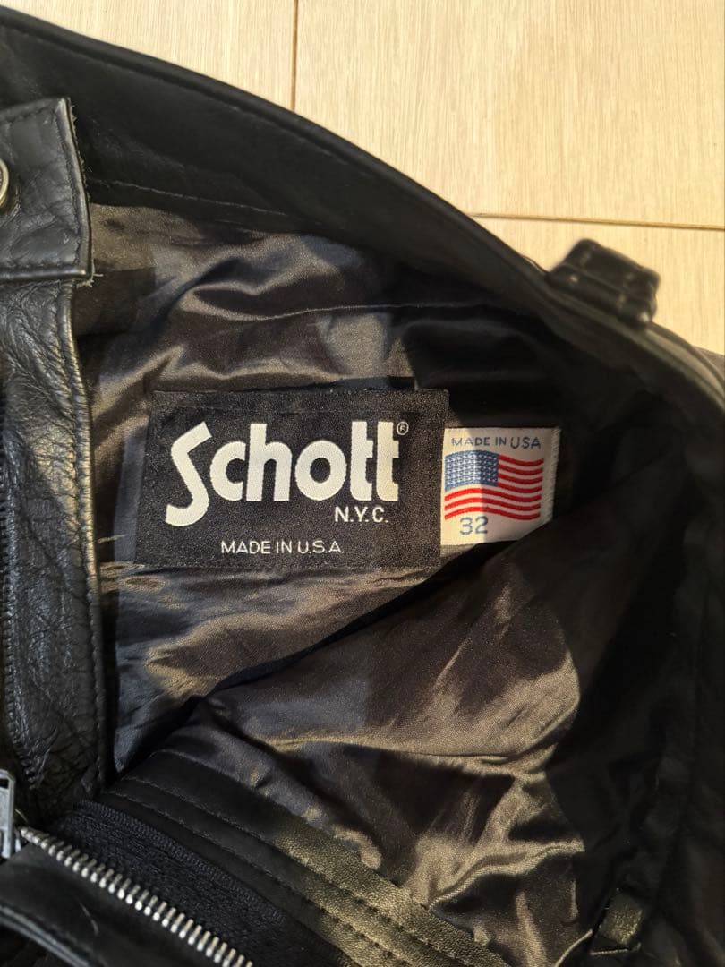 Schott／ショット W32 レザーパンツ／革パンツ