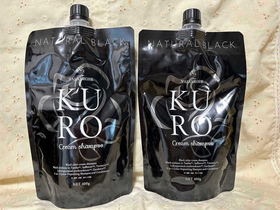 VALANROSS KURO Cream shampoo 400g 2個セット