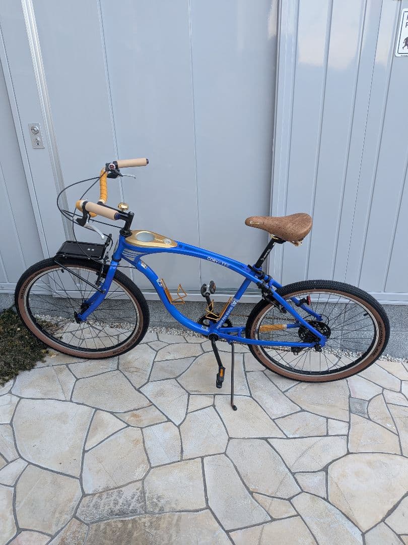 【パーツ追加】【お買得品】SCHWINNビーチクルーザー改クランカーカスタム中古