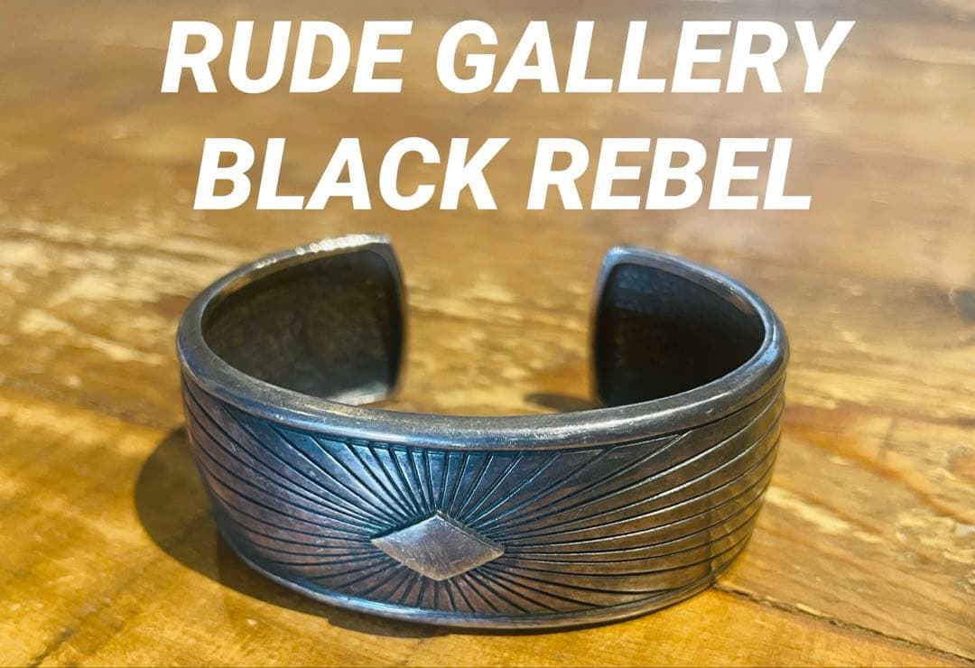 RUDE GALLERY BLACK REBEL バングル