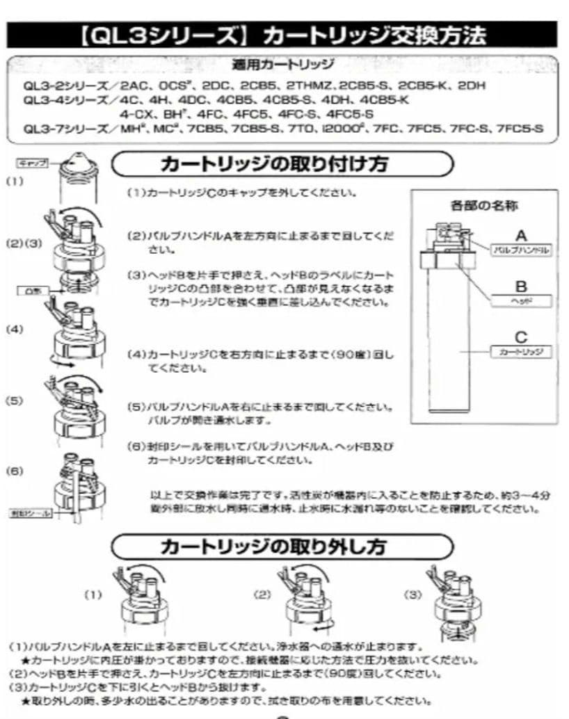 ✡️エバーピュアEVERPURE 2DH 浄水器カートリッジ 6本まとめ 新品