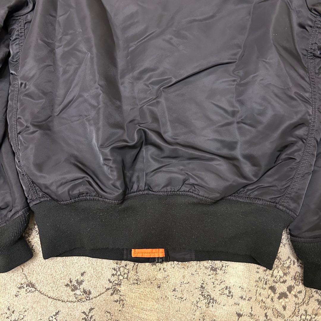 ALPHA IMDUSTRIES MA-1 アルファ　フライトジャケット L 黒