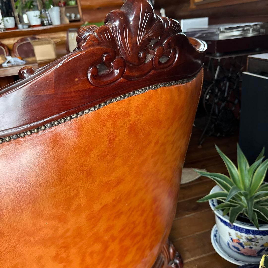 削除前最終お値引き❣️ヴィンテージ1pソファー　1人掛けソファ